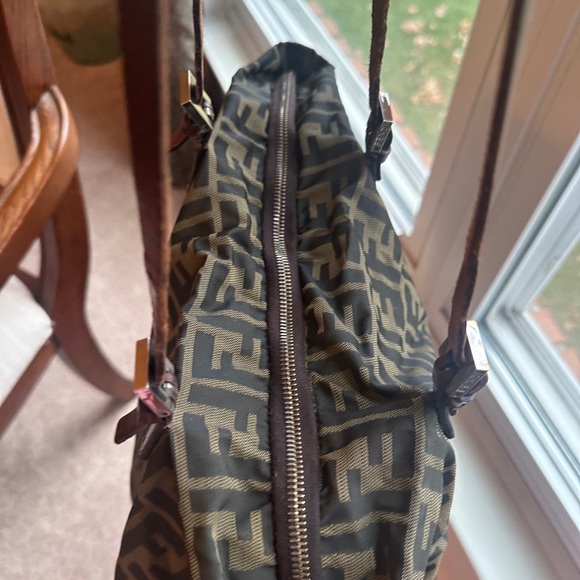 Fendi Black and Brown Monogram Tote - Picture 6 of 8